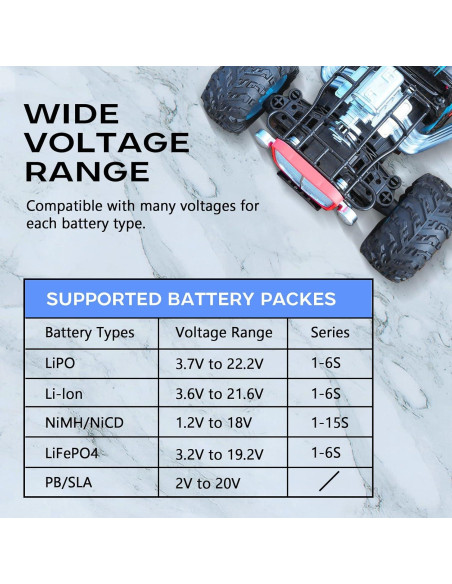 Cargador de Batería Balance Aorika B6AC 80W 6A para RC Cargador de Batería Balance Aorika B6AC 80W 6A para RC