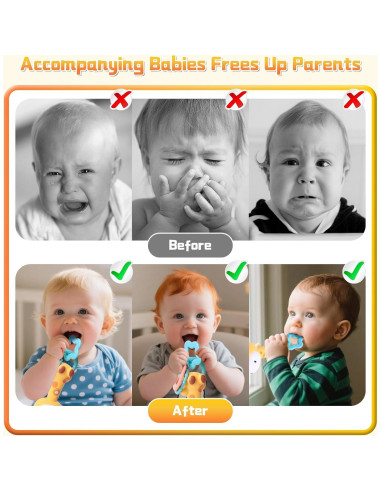 Sonajero Musical Jirafa Geniegoo para Bebés 6-18 Meses