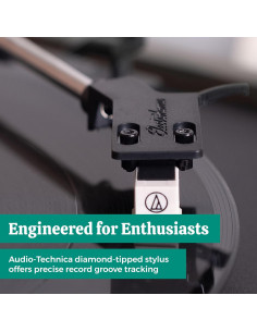 Reproductor de Vinilo Electrohome Montrose RR35B 2 Velocidades 2