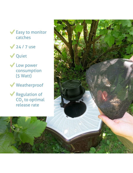 Trampa de Mosquitos Biogents Mosquitaire CO2 para Exterior