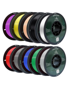 Filamento PLA 3D Welcomeget 10kg 1.75mm 10 colores