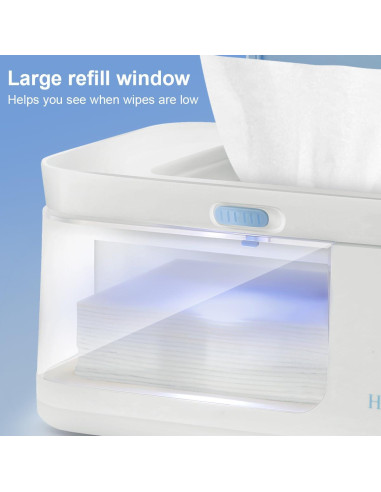 Calentador de Toallitas para Bebés Blanco 10 Niveles Temperatura
