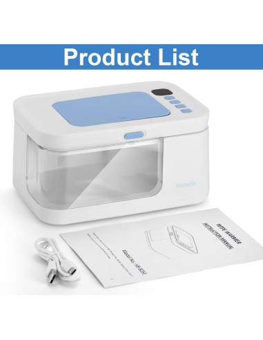 Calentador de Toallitas para Bebés Blanco 10 Niveles Temperatura