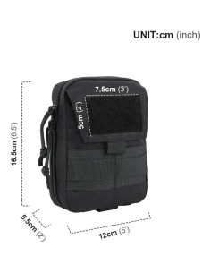 Bolsa Administrativa Molle EDC EXCELENTE ELITE SPANKER Negra 2