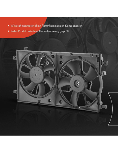 Ventilador de Refrigeración A-Premium para Toyota Prius 2016-2020