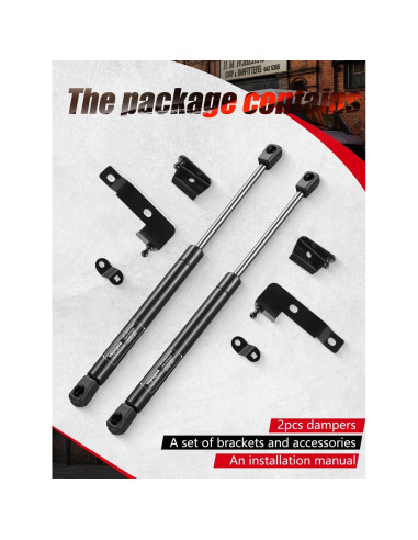 Amortiguadores de Capó Delantero Vepagoo para Nissan 2004-2018