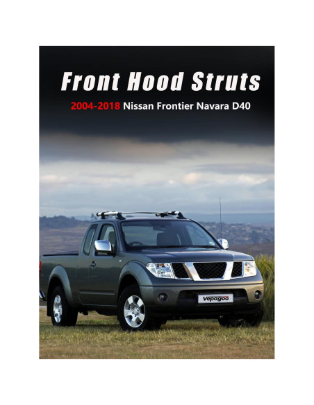 Amortiguadores de Capó Delantero Vepagoo para Nissan 2004-2018