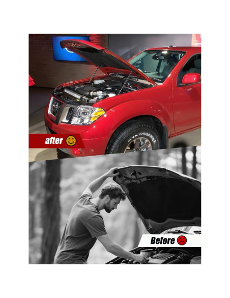 Amortiguadores de Capó Delantero Vepagoo para Nissan 2004-2018