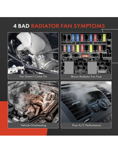 Ventilador de Refrigeración A-Premium para Toyota Prius 2016-2020