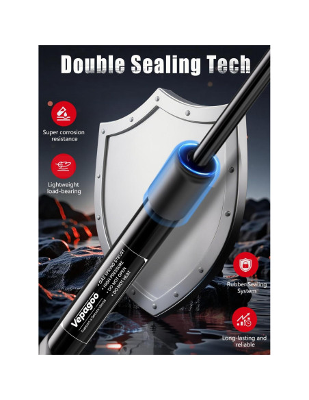 Amortiguadores de Capó Delantero Vepagoo para Nissan 2004-2018