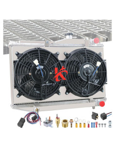 Radiador de Aluminio KORELOX 3 Filas para Toyota Corolla AE86