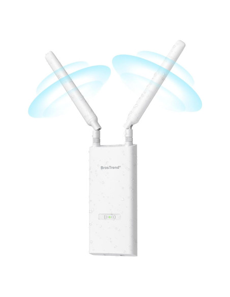 Extensor de WiFi Exterior BrosTrend AC1200 Doble Banda IP65