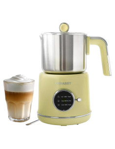 Espumador de Leche Eléctrico LVNASST 12oz Acero Inoxidable 3 en 1