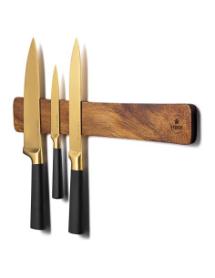 Soporte Magnético para Cuchillos 4 YORVOY 40.64 cm Acacia