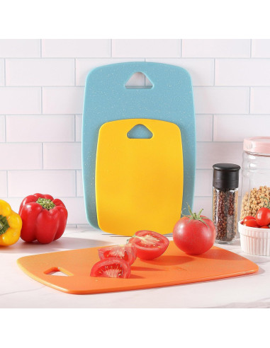 Set de Tablas de Cortar 3 Piezas KL KALOO - Plástico Apto Lavavajillas