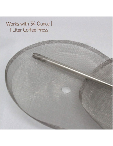 Juego de Reemplazo de Prensa Francesa 5 Piezas Cafe Crush Club