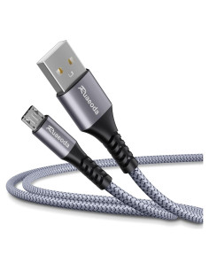 Cable Micro USB Largo Ruaeoda 3.05m Trenzado Nylon Alta Velocidad