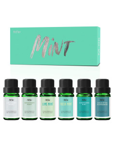 Juego de Aceites Aromáticos Premium MitFlor - Menta 6x10ml