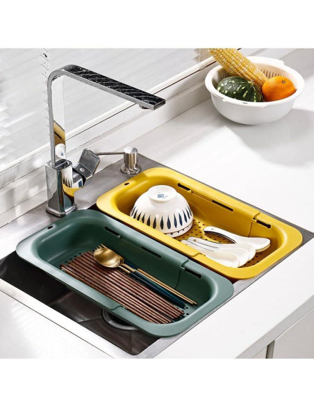Colador Plegable NIWWIN Ajustable para Fregadero - Gris Colador Plegable NIWWIN Ajustable para Fregadero - Gris