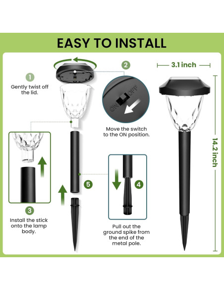 Luces Solares para Exteriores SUNCKET 8 Paquete IP44