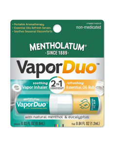 Inhalador de Vapor Mentholatum Duo 2-en-1 Alivio Nasal