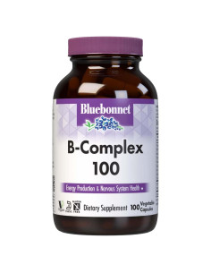 Complejo B Bluebonnet Nutrition 100 Cápsulas Veganas Sin Sabor
