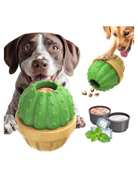 Juguete Interactivo para Perros DSUMD - Dispensador de Golosinas Verde