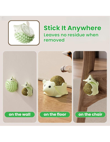 Juguetes de Hierba Gatera Petinstinct 3 Conchas 6 Bolas