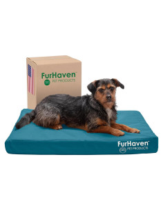 Cama para Perros Furhaven Mediana con Gel Refrigerante 76x51cm