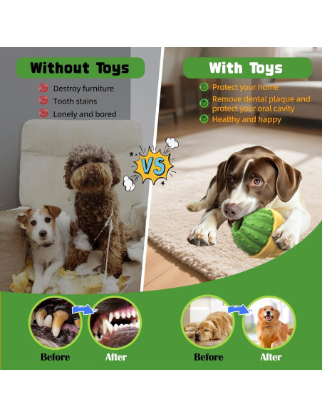 Juguete Interactivo para Perros DSUMD - Dispensador de Golosinas Verde