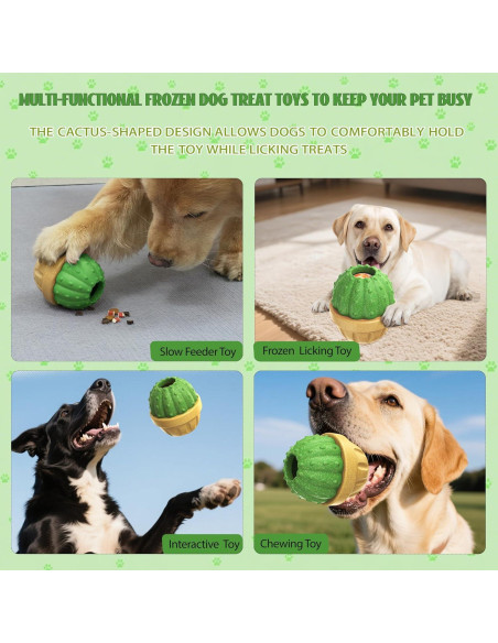 Juguete Interactivo para Perros DSUMD - Dispensador de Golosinas Verde