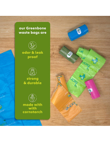 Bolsas para Excremento de Perro Greenbone 336 Unidades