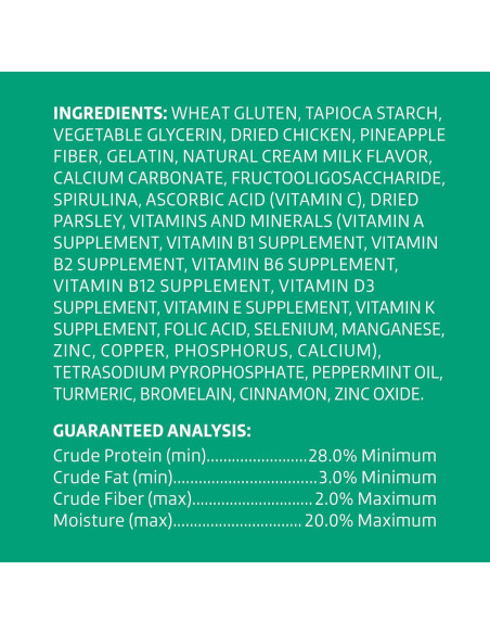 Galletas Dentales Wonder Bound para Perros Grandes - Menta y Pollo, 9 Unidades Galletas Dentales Wonder Bound para Perros Grandes - Menta y Pollo, 9 Unidades