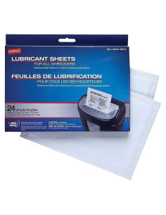 Hojas Lubricantes para Trituradoras STAPLES 24 Unidades