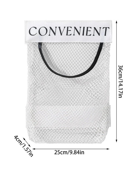 Soporte para Bolsas de Basura 2 Pack DraCra Malla Adhesiva 36x25cm