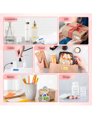 Impresora de Etiquetas TYPONOS P21 Bluetooth Mini Blanca