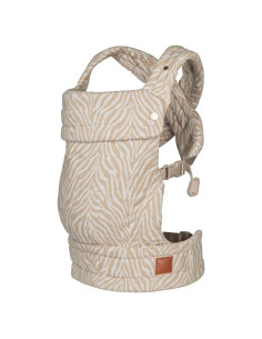 Portabebés 4 en 1 Ergonomico Cebra Beige | Soporte Lumbar | 3-16 kg