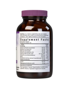 Complejo B Bluebonnet Nutrition 100 Cápsulas Veganas Sin Sabor 2