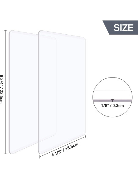 Almohadillas de Corte BAOFALI 2 Pcs 22.5x15.5 cm Plástico