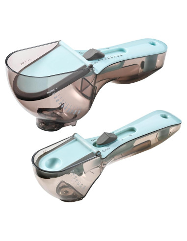 Tazas y Cucharas Medidoras Ajustables VIWIK - Cocina Precisa