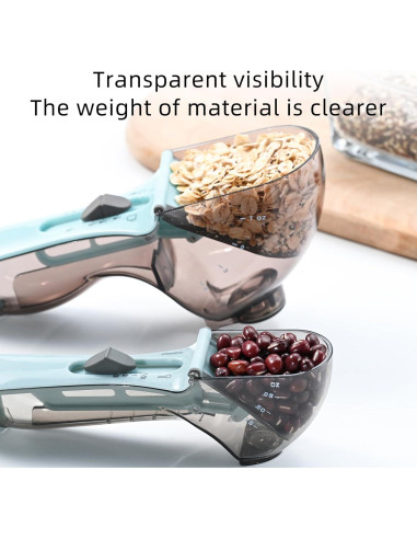 Tazas y Cucharas Medidoras Ajustables VIWIK - Cocina Precisa