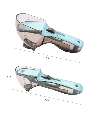 Tazas y Cucharas Medidoras Ajustables VIWIK - Cocina Precisa