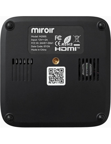 Proyector Portátil Miroir M200S HD - Streaming Android TV, 100"