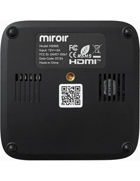 Proyector Portátil Miroir M200S HD - Streaming Android TV, 100"