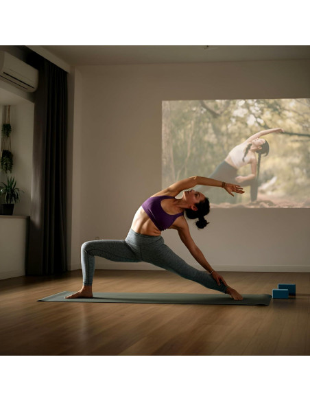 Proyector Portátil Miroir M200S HD - Streaming Android TV, 100"