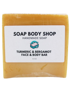 Jabón Iluminador de Cúrcuma Natural - 99.22 g Bergamota