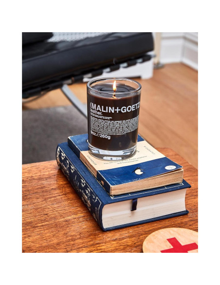 Vela Aromática Malin+Goetz 255g, Quema Lenta, Natural