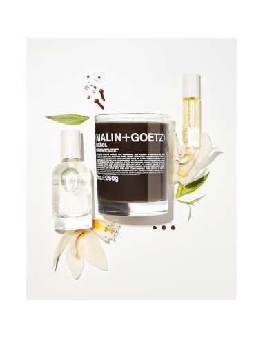 Vela Aromática Malin+Goetz 255g, Quema Lenta, Natural