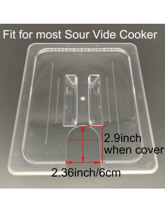 Contenedor Sous Vide SEAYIN 11 Litros Policarbonato Transparente 2
