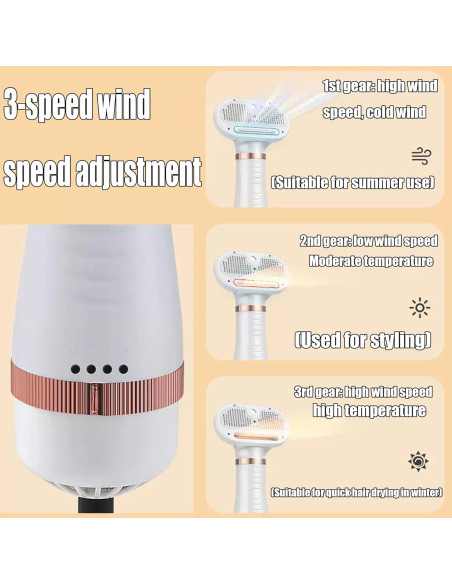 Cepillo de Vapor para Mascotas 6 en 1 ORO ROSA - Peine y Spray